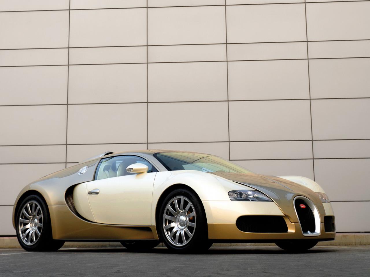 обои Bugatti Veyron Gold Edition стена фото