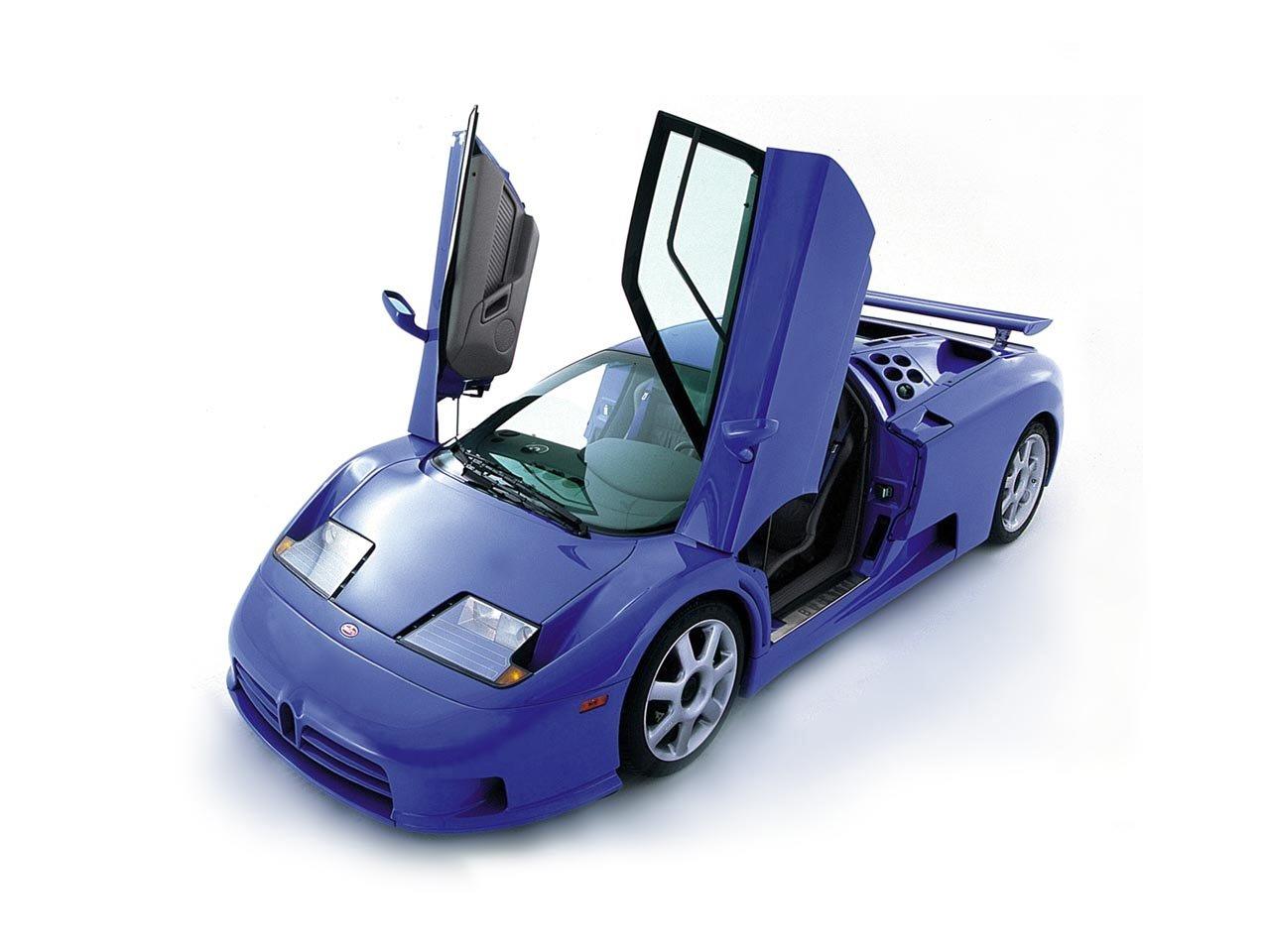 обои Bugatti EB110 SS Dauer Supersport двери фото