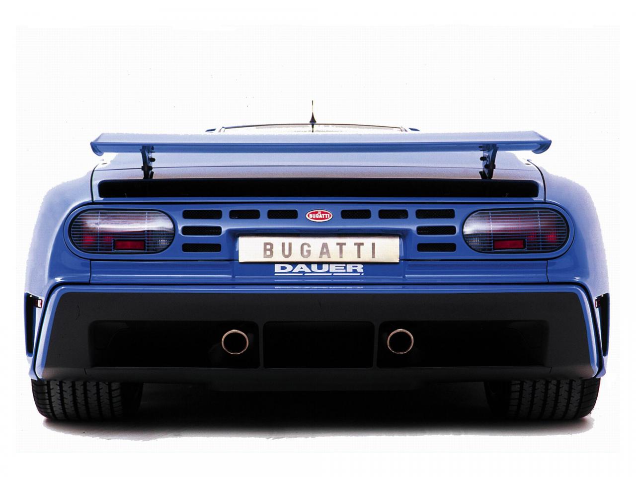 обои Bugatti EB110 SS Dauer Supersport зад фото