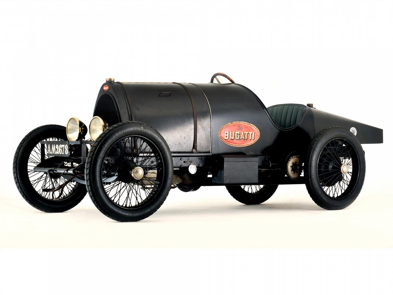 обои Bugatti Type 16 черная фото