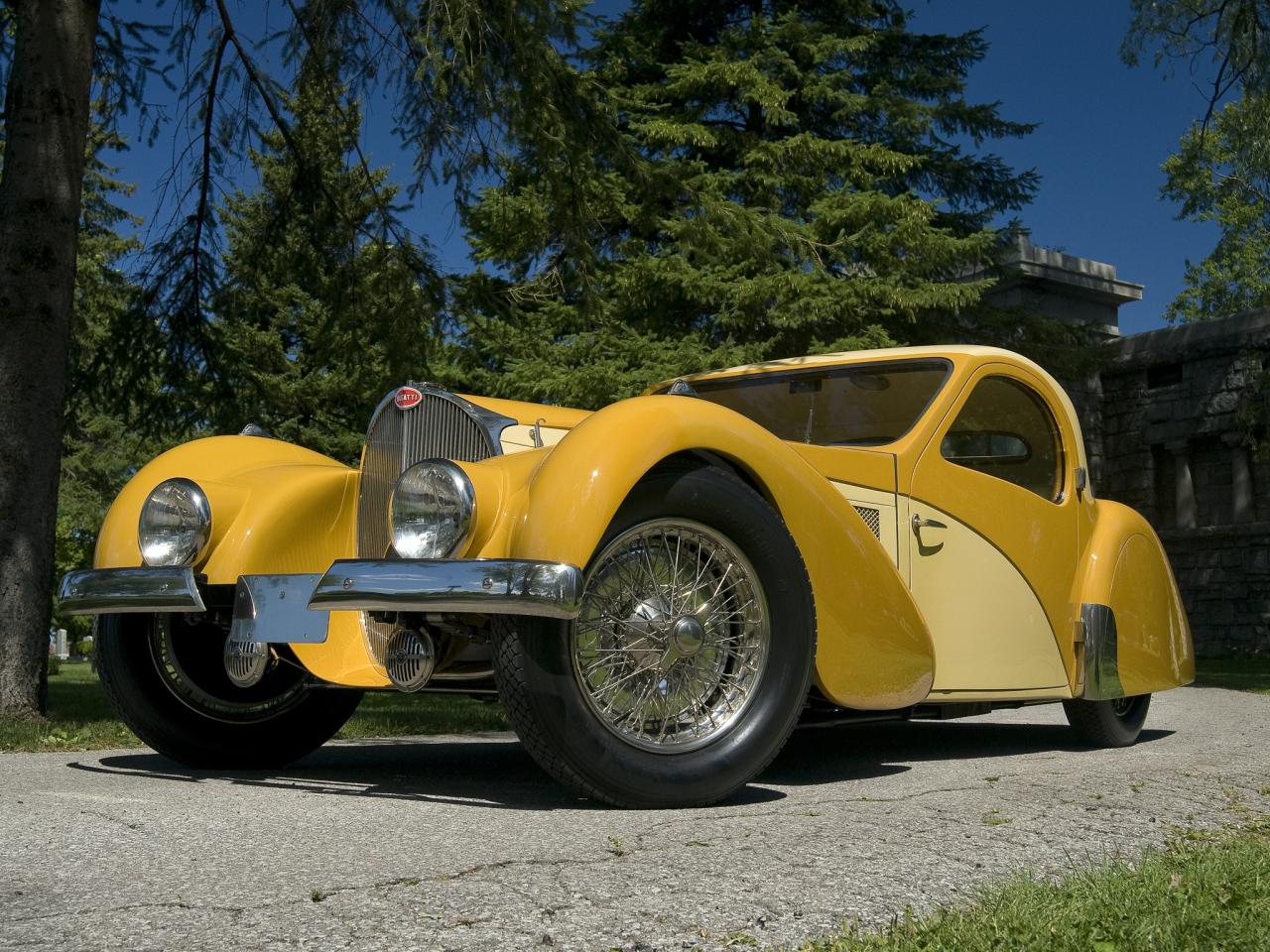 обои Bugatti Type 57SC Atalante колесо фото