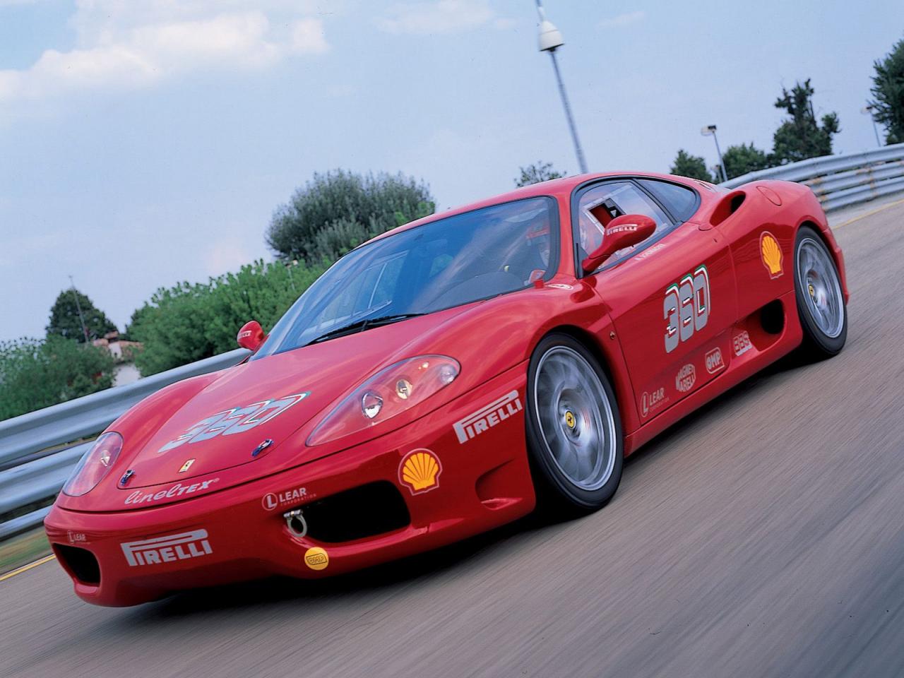 обои FERRARI 360 ГОНОЧНАЯ фото