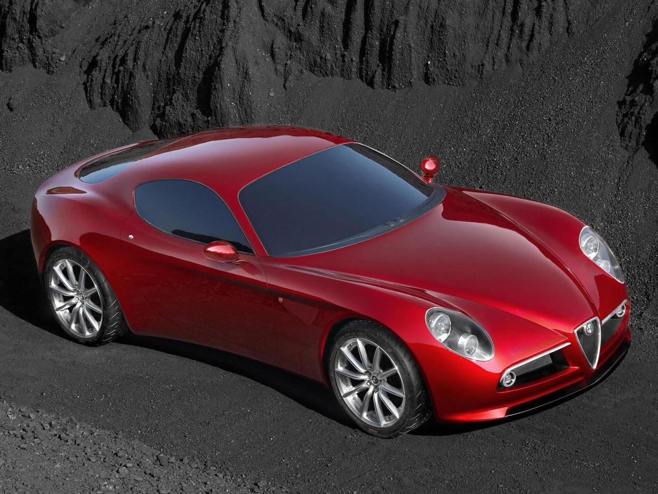 обои ALFA ROMEO 8C COMPETIZ ТОНИРОВАНАЯ фото