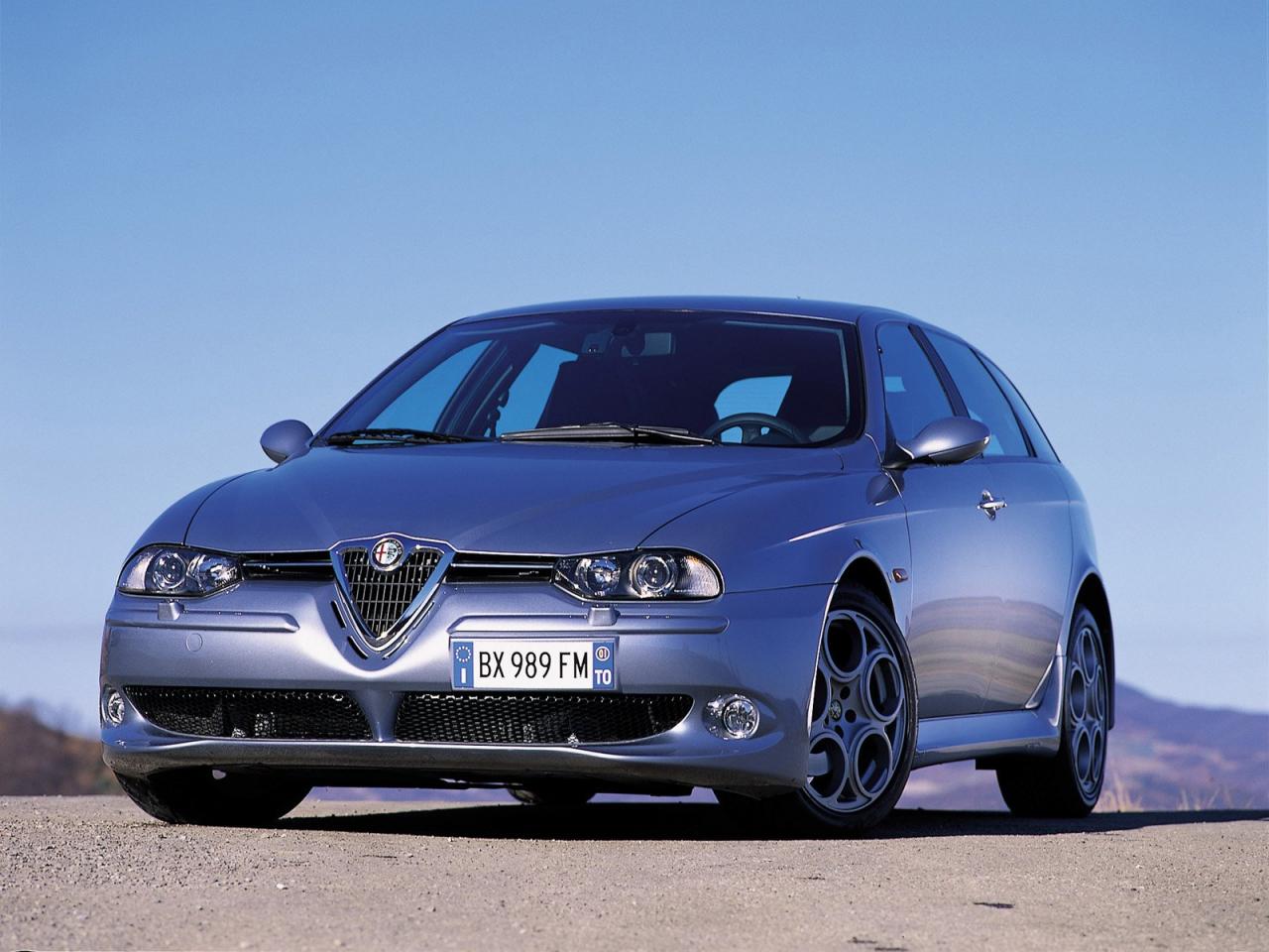 обои ALFA ROMEO 156 G СЕРЕБРЯННАЯ фото