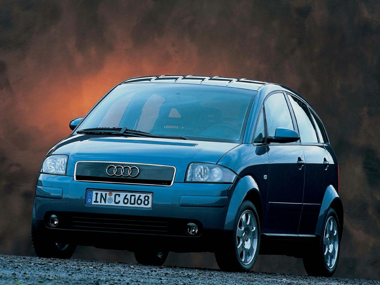 обои AUDI A2 СИНЯЯ С фото