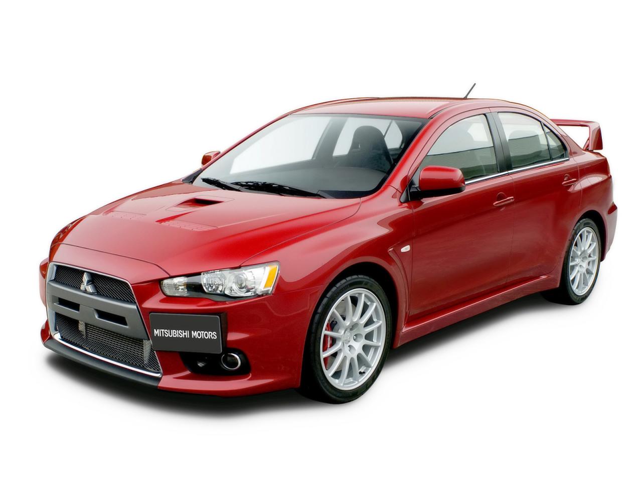 обои Красный mitsubishi-lancer-evolution-x фото