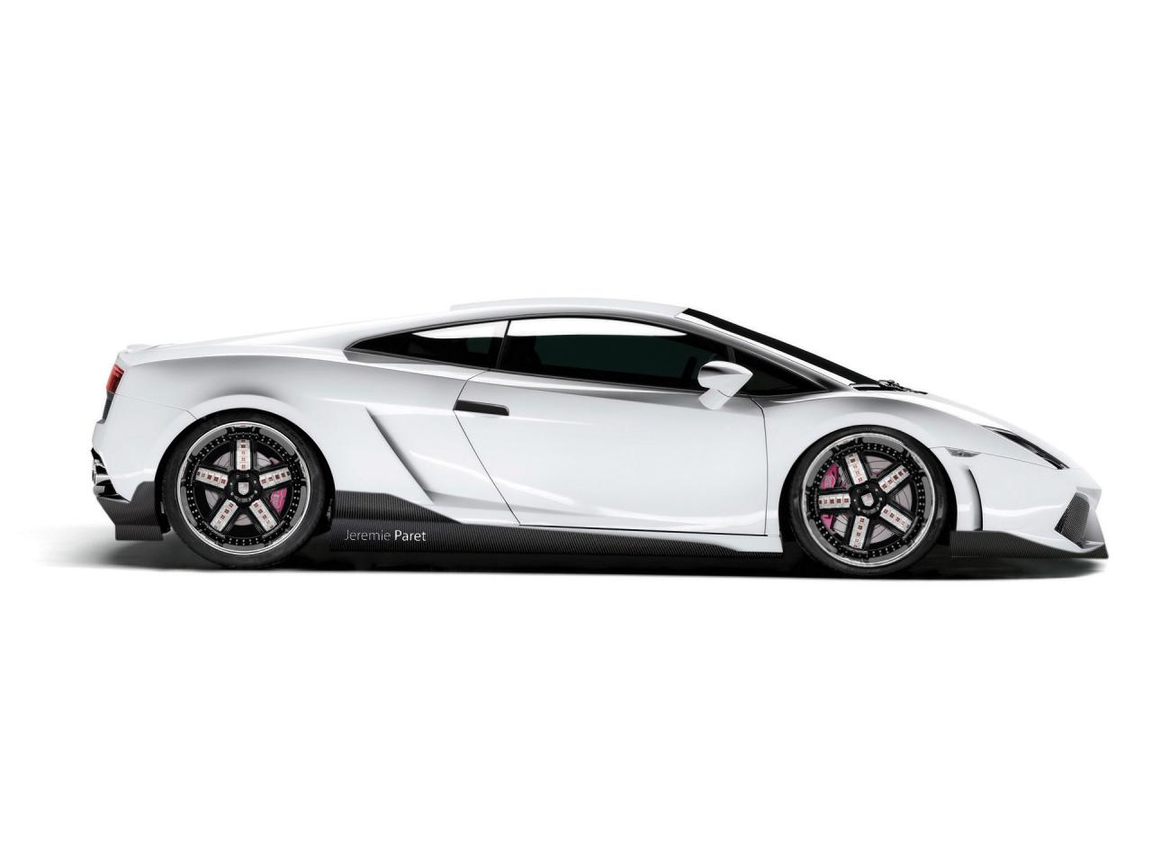 обои Lamborghini Gallardo LP560-4 by Jeremie Paret  сбоку фото