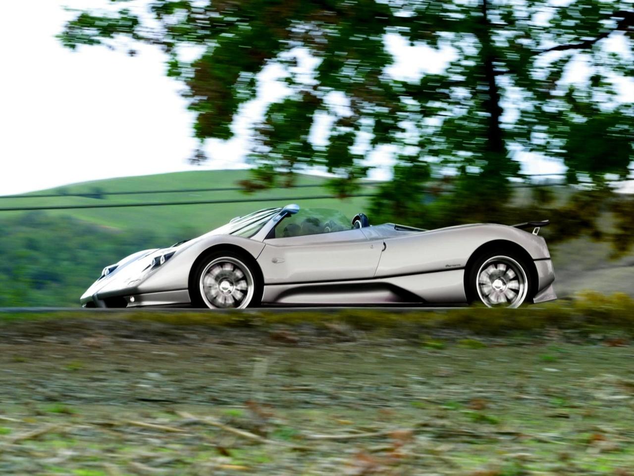 обои Pagani Zonda C12 S 7.3 Roadster 2002 скорость фото