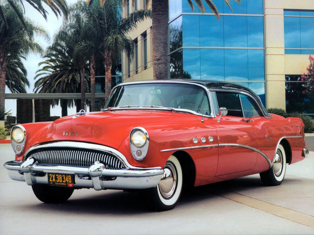 обои Buick Super Riviera Coupe 1954 перед фото