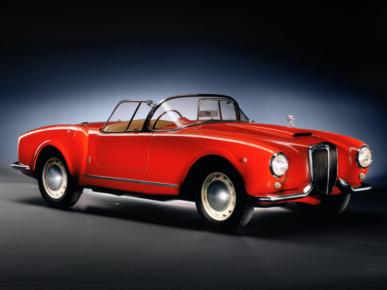 обои Lancia Aurelia Spyder (B24) 1954 без крыши фото