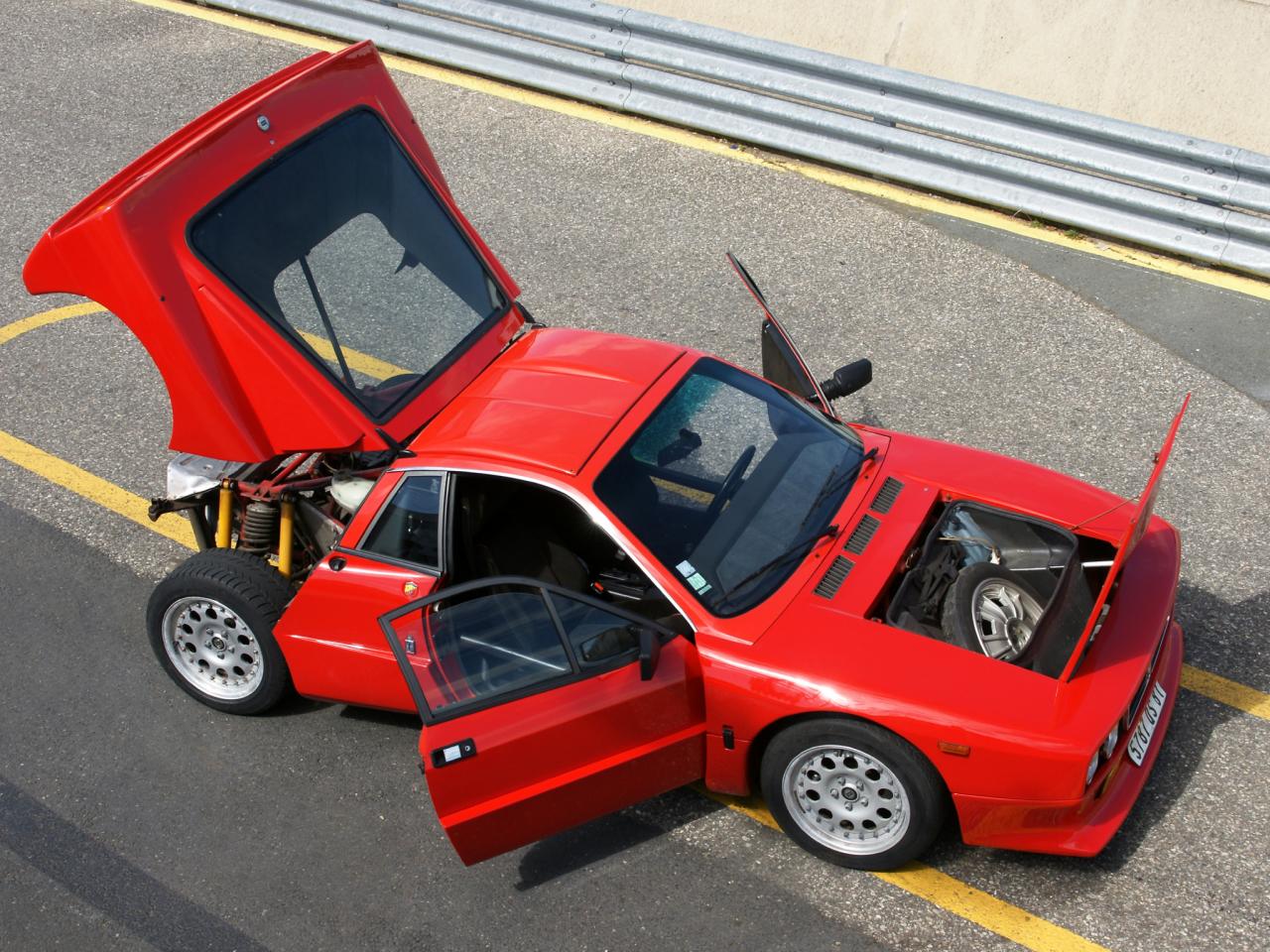 обои Lancia Rally 037 Stradale 1982 открытая фото