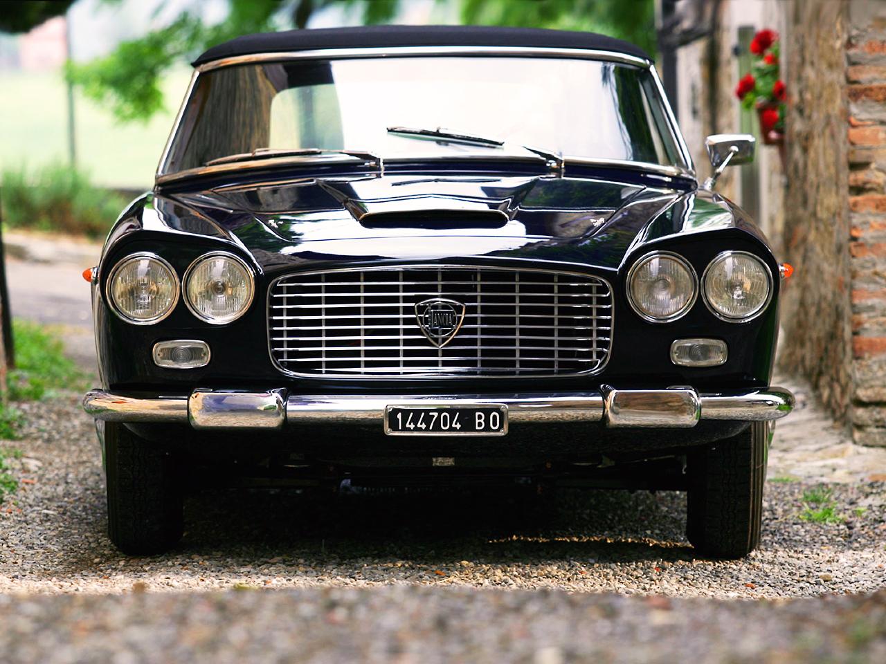 обои Lancia Flaminia Convertible 1960 перед фото