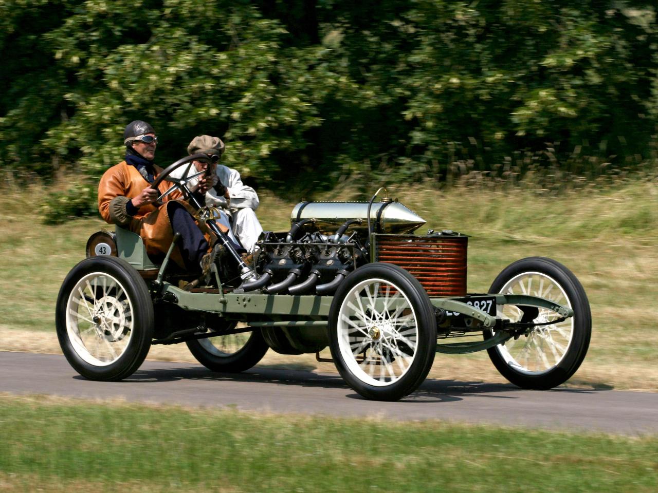 обои Darracq 200 HP Sprint 1905 дорога фото