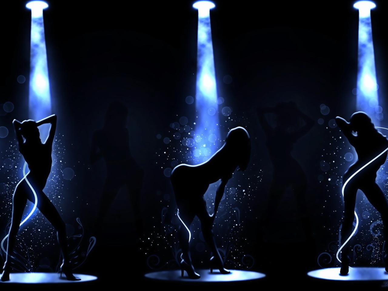 обои Ночные звезды на сцене фото