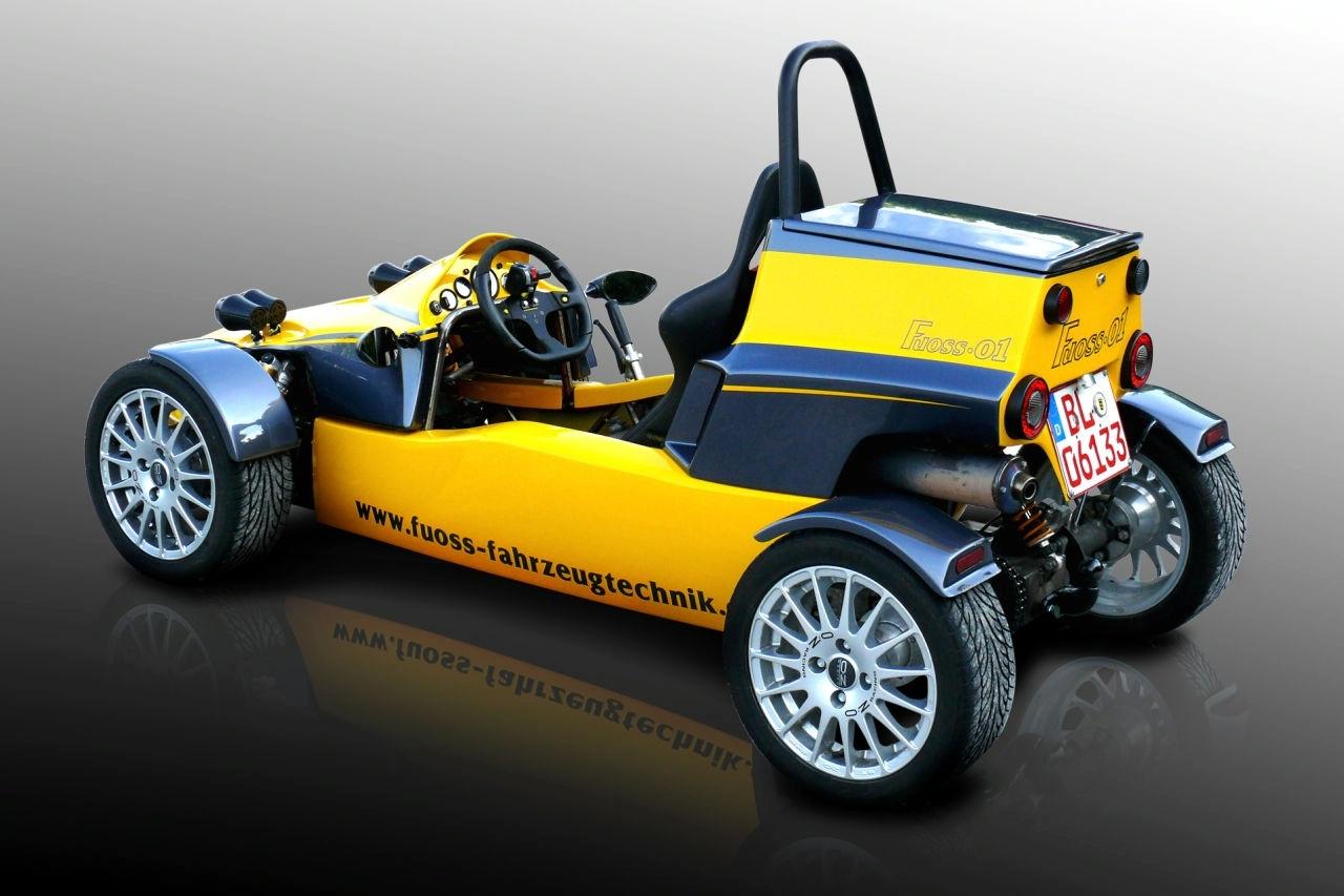 обои 2009 Fuoss 01 Lightweight Trackcar зад фото