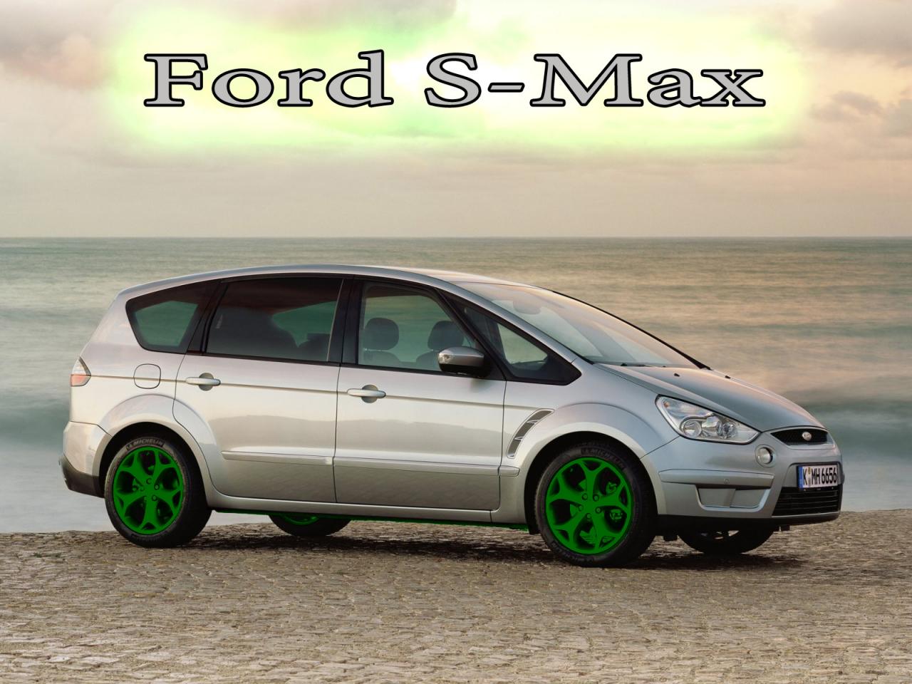 обои Ford S-Max на фоне море фото