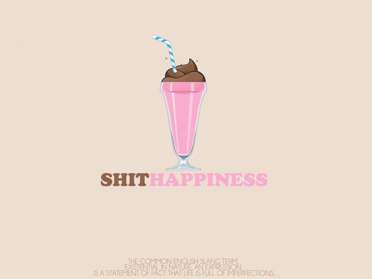 обои Мороженое Shit happiness фото