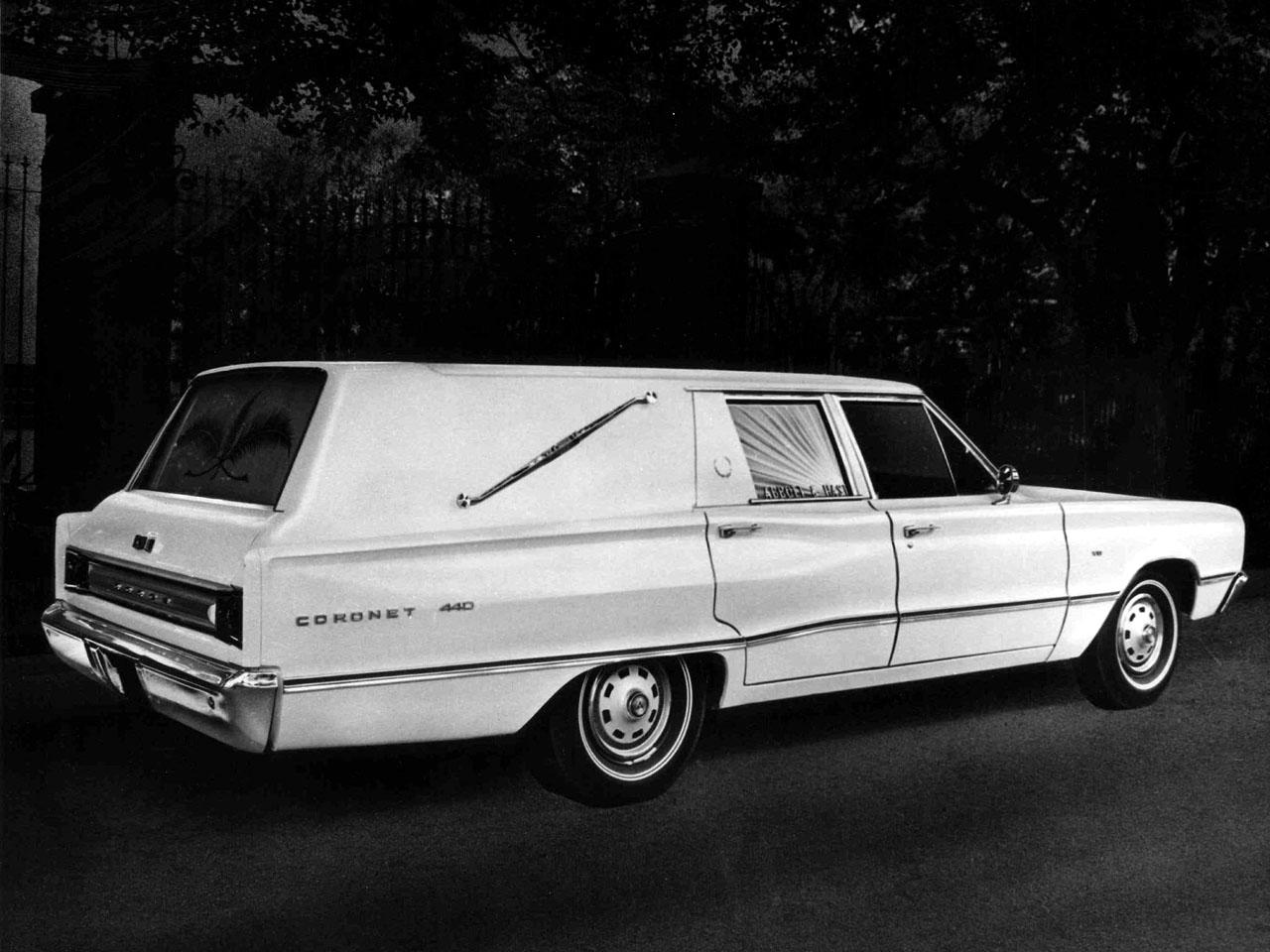 обои Dodge Coronet Hearse by Abbott & Hast 1967 бок фото