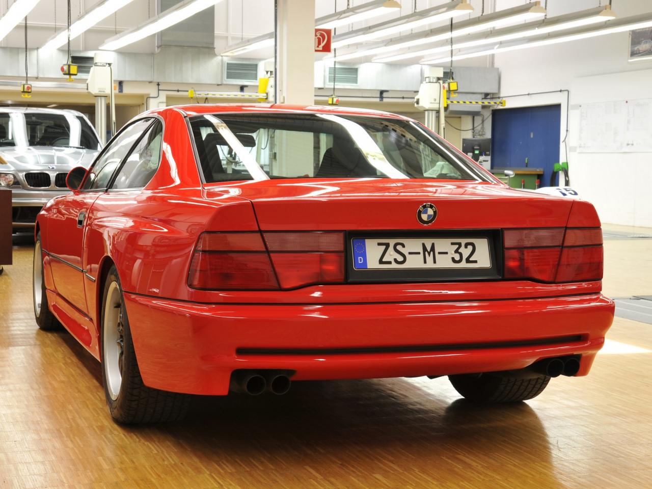 обои BMW M8 Prototype (E31) 1990 зад фото