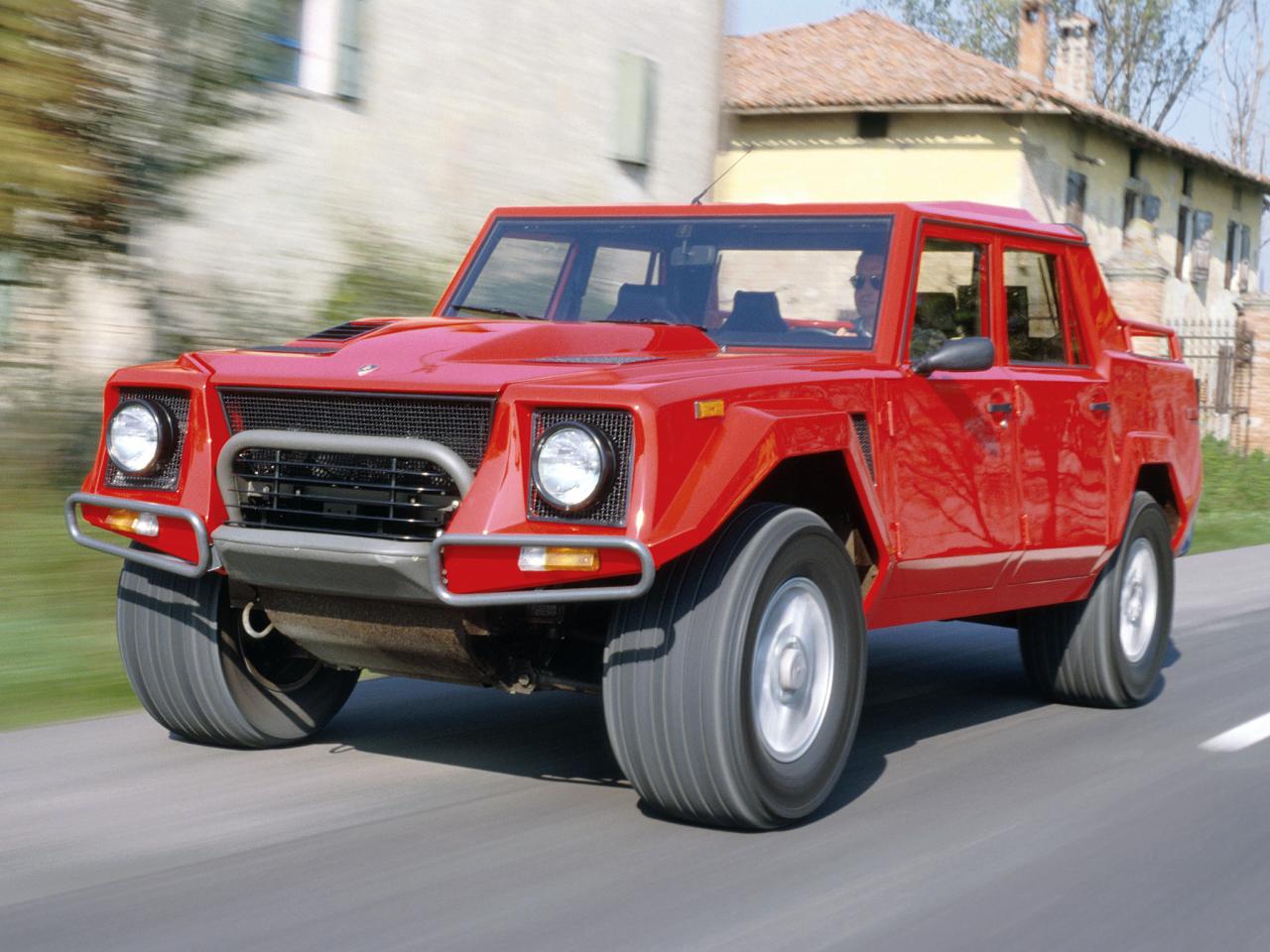 обои Lamborghini LM002 1986 дорога фото