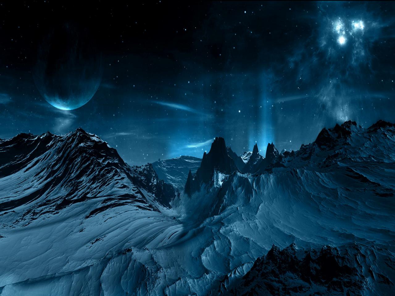 обои Горы на планете фото