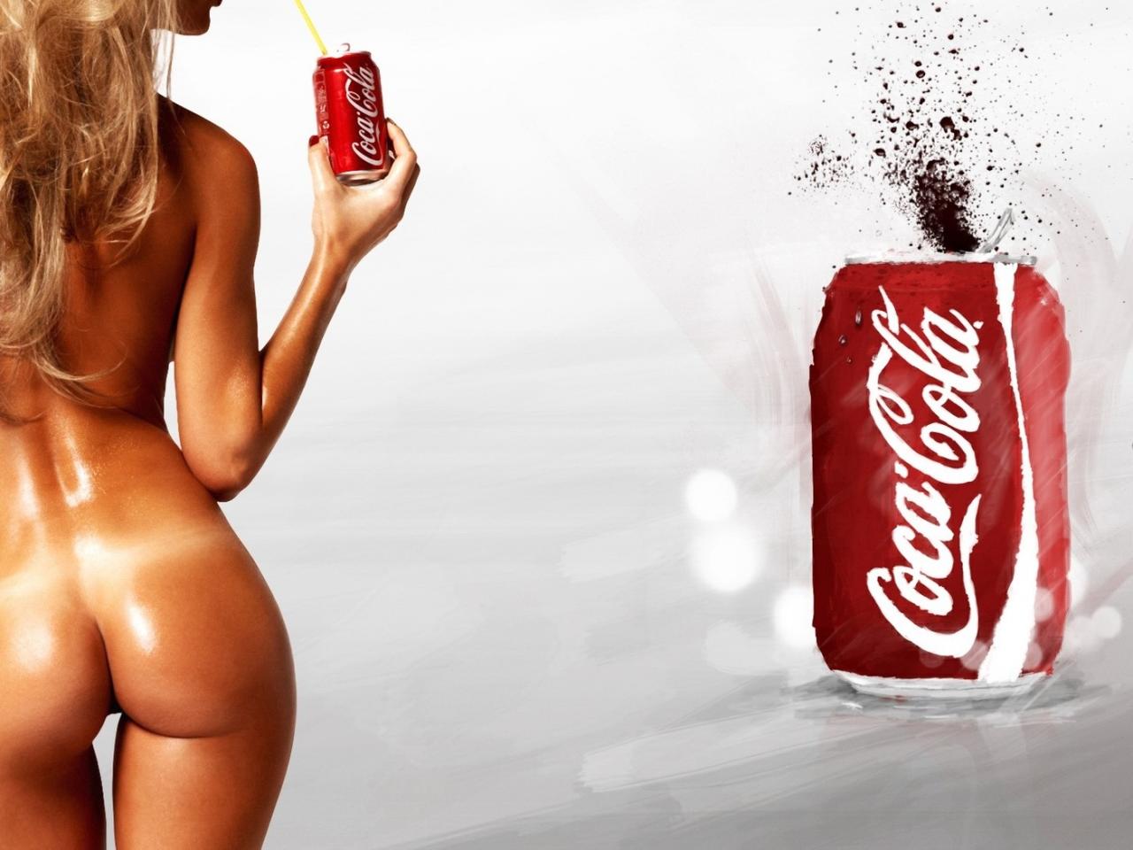 обои Реклама напитка Coca-cola фото