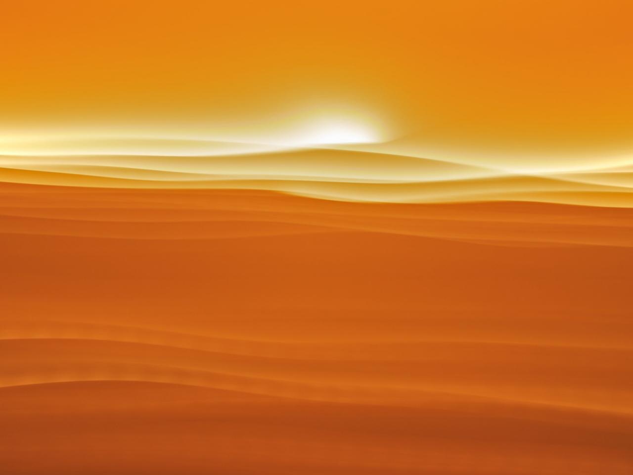 обои Оранжевая пустыня фото