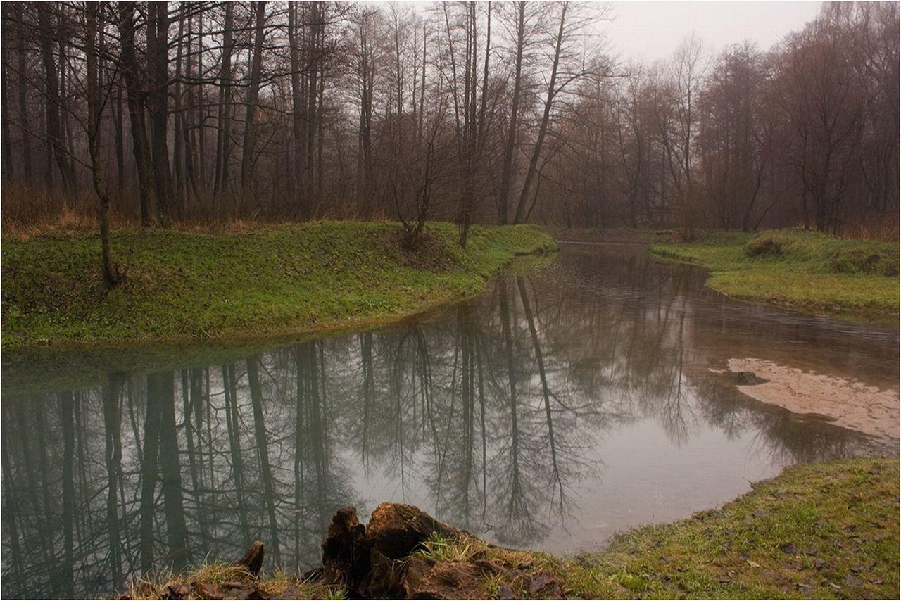 обои Немного пасмурный апрельский день на реке фото