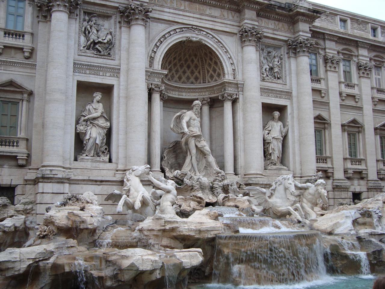 обои Скульптурный фонтан в италии фото