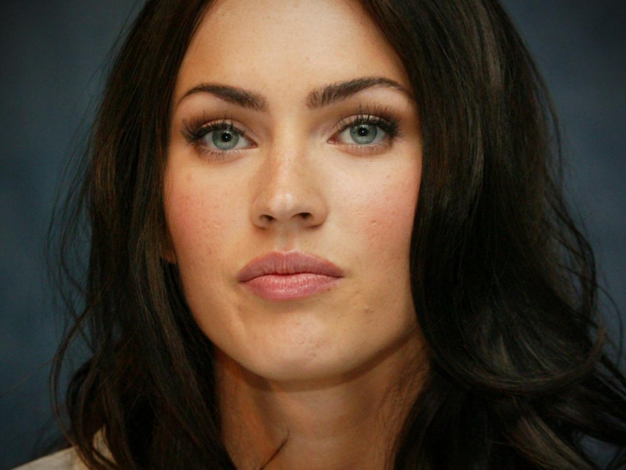 обои Megan fox лицо девушки фото