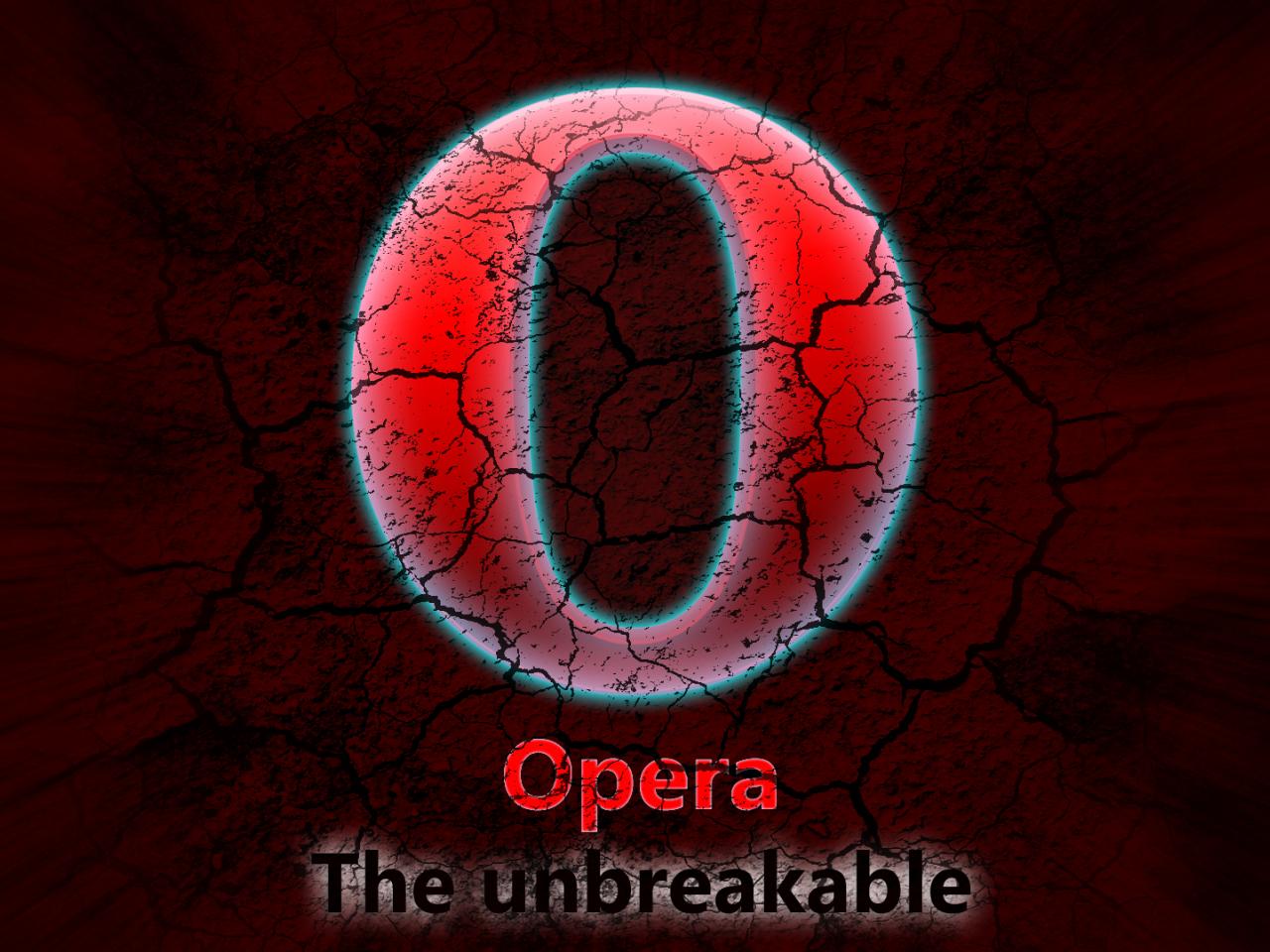 обои Opera над фото