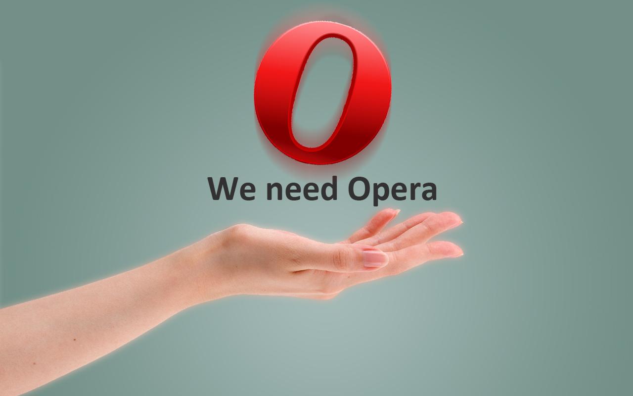 обои Opera рука фото