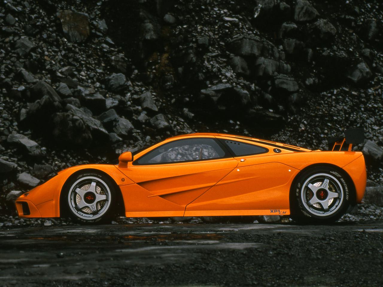 обои McLaren F1 LM XP1 1995 сбоку фото