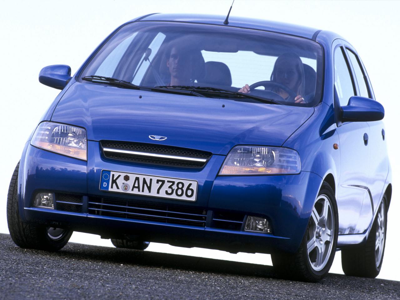 обои Daewoo Kalos 5-door (T200) 2002 синий фото