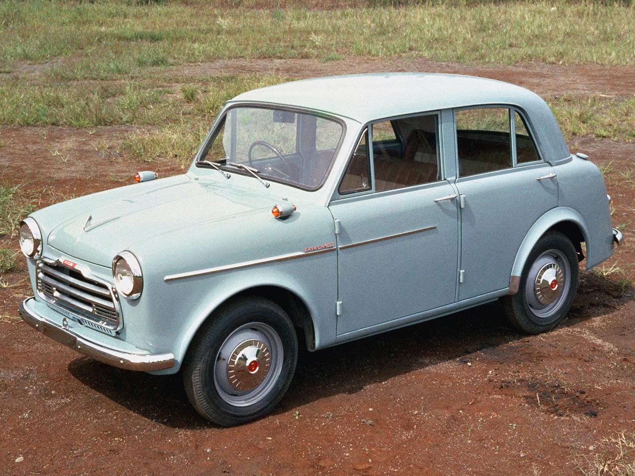 обои Datsun 1000 (210) 1958 сбоку фото