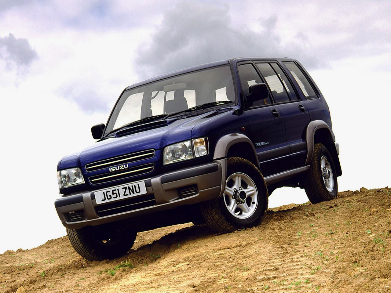 обои Isuzu Trooper UK-spec 1998 спуск фото