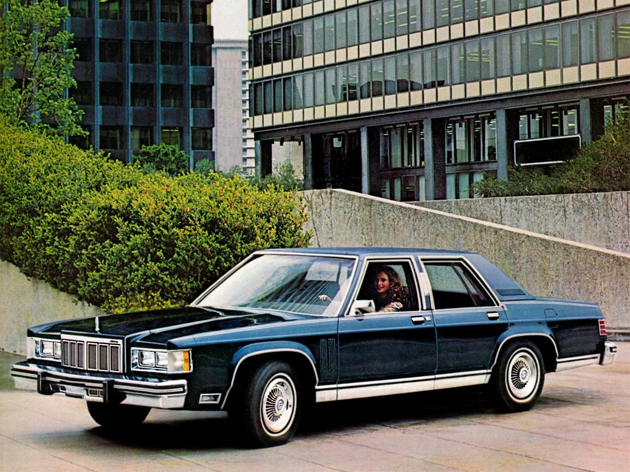 обои Mercury Grand Marquis 1979 бок фото