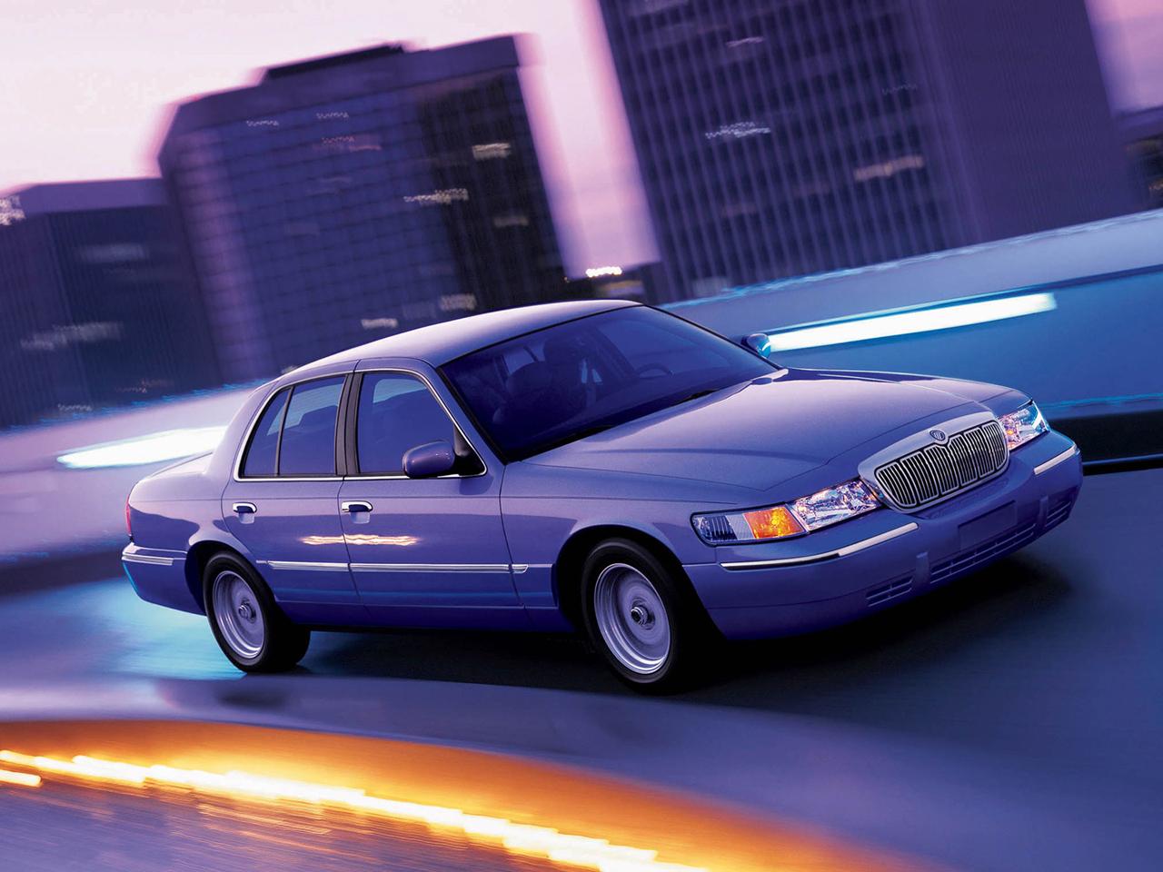 обои Mercury Grand Marquis 1998 бок фото