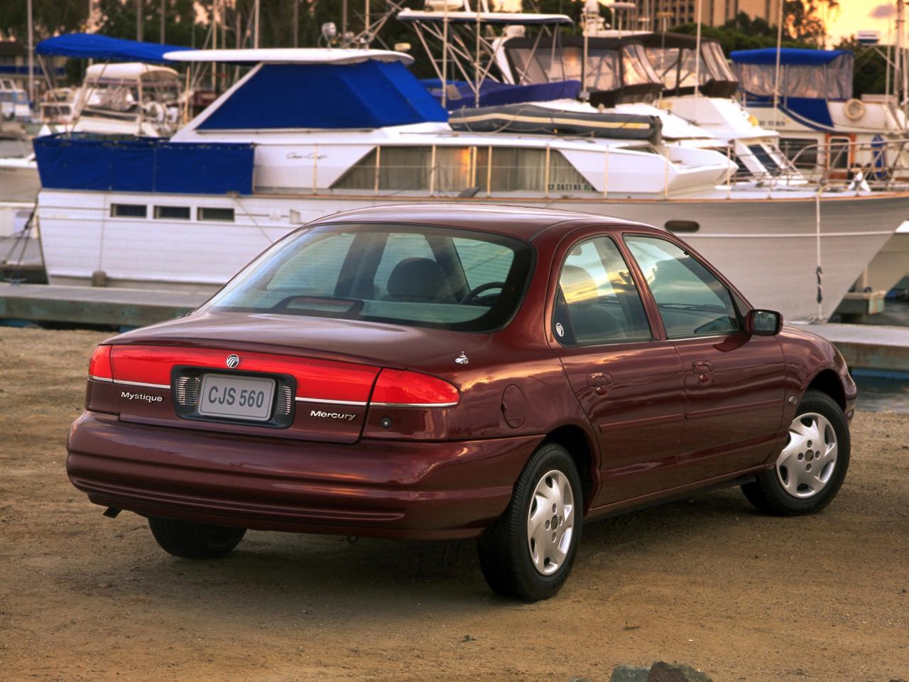 обои Mercury Mystique 1998 зад фото