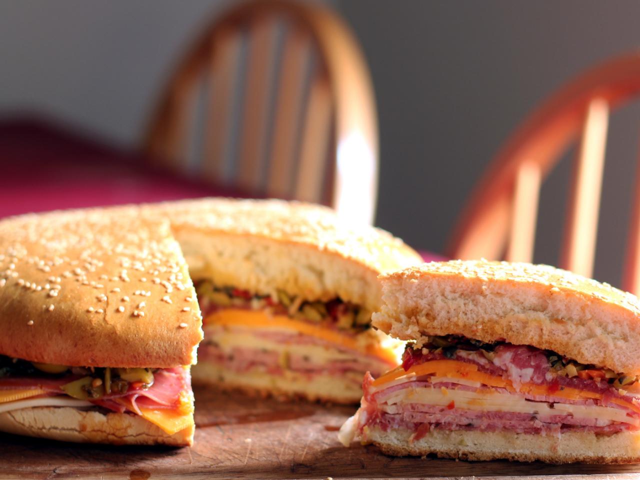 обои Нарезанный сэндвич фото