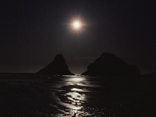 обои Ночное побережье фото