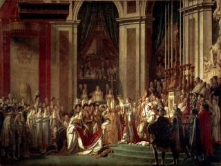 обои Жак Луи Давид - Посвящение императора Наполеона I и коронование императрицы Жозефины фото