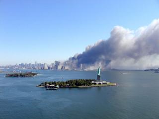 обои Нью-Йорк в огне фото