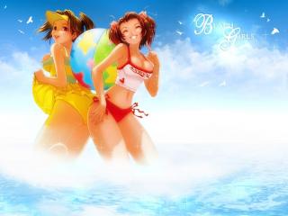 обои Beach Girls фото