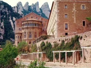 обои Monastery of Montserrat. Spain фото