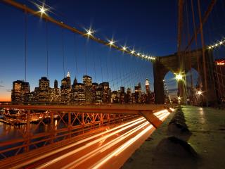 обои Бруклинский мост в Нью-Йорке фото