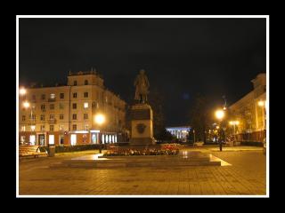 обои Пушкин и его площадь в Кемерово фото