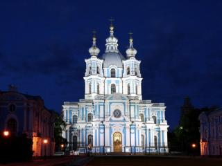 обои Смольный собор в Санкт-Петербурге фото