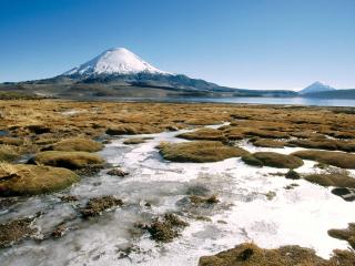 обои Вулкан Париакото в Чили фото