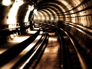 обои Тоннель в метро фото